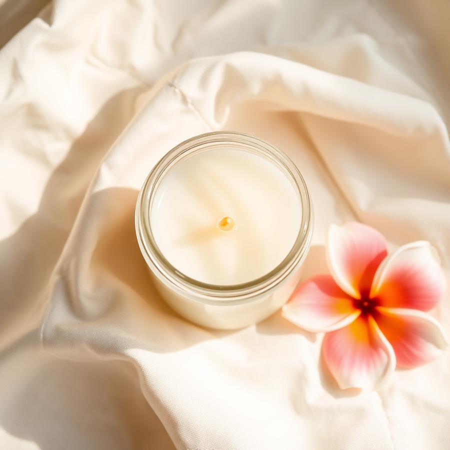 Plumeria Coconut Candle